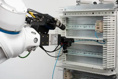 Schaltschrankverdrahtung mit Robotern | Competence Center Autonomous Systems & Robotics (HSLU)